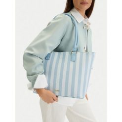 Torebka MEXX. Niebieskie shopper bag Mexx, bez wzorów, bez dodatków. Za 179.99 zł.