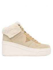 Guess Sneakersy FLFRFR SUE12 Beżowy. Brązowe obuwie sportowe damskie Guess, z materiału, bez zapięcia. Za 579.99 zł.