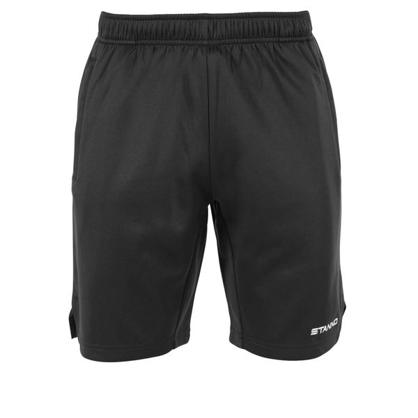 Szorty Stanno Prime. Czarne spodenki sportowe damskie STANNO, l, bez wzorów, z materiału, na fitness i siłownię. Za 188.00 zł.