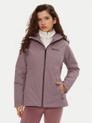 Jack Wolfskin Kurtka przeciwdeszczowa Wisper Ins A61893 Fioletowy Regular Fit. Fioletowe kurtki sportowe damskie Jack Wolfskin, xs, bez wzorów, z syntetyku, bez kaptura. Za 629.99 zł.