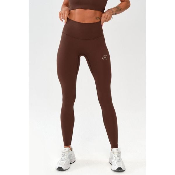 Damskie legginsy sportowe fitness Rough Radical Zoya Classic. Brązowe legginsy damskie ROUGH RADICAL, s, bez wzorów, na fitness i siłownię. Za 169.90 zł.