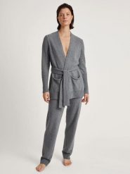 Calida Wełniany kardigan w kolorze szarym rozmiar: S. Szare kardigany damskie Calida, s, bez wzorów, z wełny. Za 482.03 zł.