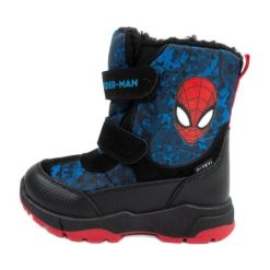 Buty, śniegowce Cerda SP012277 Spiderman czarne. Czarne buty zimowe chłopięce na zimę, z materiału, bez zapięcia. Za 295.77 zł.