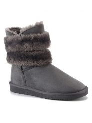 ISLAND BOOT Botki zimowe "Canso" w kolorze antracytowym rozmiar: 39. Czarne botki damskie Island Boot, na zimę, bez obcasa, bez zapięcia. Za 165.99 zł.