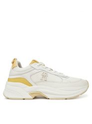 Tommy Hilfiger Sneakersy Th Chunky Runner FW0FW08474 Biały. Białe obuwie sportowe damskie Tommy Hilfiger, ze skóry, bez zapięcia. Za 359.99 zł.