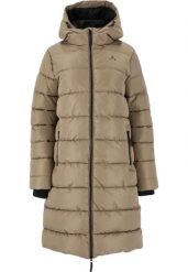 Parka dla kobiet Whistler Amaret. Brązowe parki damskie WHISTLER, na zimę, m, z poliesteru, bez kaptura. Za 269.99 zł.
