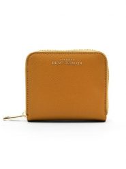 ATELIERS SAINT GERMAIN Skórzany portfel w kolorze jasnobrązowym - 12,5 x 10,5 x 2,5 cm rozmiar: onesize. Brązowe portfele damskie ATELIERS SAINT GERMAIN, bez wzorów, z materiału. Za 217.99 zł.