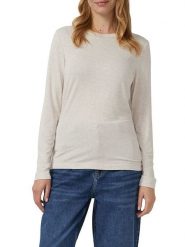 S.Oliver Koszulka w kolorze beżowym rozmiar: 38. Brązowe bluzki damskie S.Oliver, s, bez wzorów, bez kołnierzyka, bez ramiączek. Za 52.99 zł.