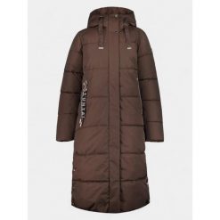 Kurtka Damska Luhta Heinis. Brązowe kurtki damskie Luhta, bez wzorów, z puchu, bez kaptura. Za 1,199.00 zł.
