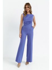 Stylove Kombinezon w kolorze niebieskim rozmiar: XXL. Niebieskie kombinezony damskie Stylove, xxl, bez wzorów, bez kołnierzyka, bez ramiączek. Za 245.96 zł.