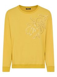 Olsen Bluza w kolorze żółtym rozmiar: 42. Żółte bluzy damskie Olsen, bez wzorów, bez kaptura. Za 119.95 zł.