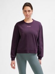 Bluza damska Hummel MT Dhyani. Czerwone bluzy damskie Hummel, na zimę, xs, bez wzorów, z bawełny, bez kaptura. Za 182.95 zł.