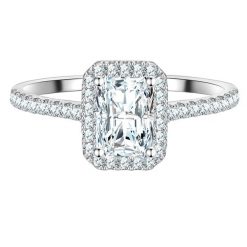 Trilani Pierscionek z Srebra Sterling w srebrze z Cyrkonia Pierścionki 1 ct Damski. Białe pierścionki damskie Trilani, z cyrkonią, srebrne. Za 219.99 zł.