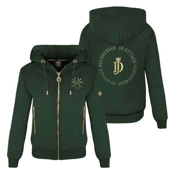 Bluza rozpinana JD ATTACK Holly. Zielone bluzy damskie JD ATTACK, bez wzorów, bez kaptura. Za 239.00 zł.