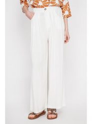 Le Jardin du Lin Spodnie w kolorze białym rozmiar: 34. Białe spodnie materiałowe damskie Le jardin du lin, bez wzorów, z materiału. Za 108.99 zł.