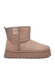 Winnie The Pooh Śniegowce CEO-CS-AW26-230WTP Beżowy. Brązowe kozaki dziewczęce Winnie The Pooh, bez wzorów, z materiału, bez obcasa, bez zapięcia. Za 99.99 zł.