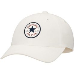 Czapka Converse All Star Patch Baseball Hat, Dla obu płci. Białe czapki z daszkiem damskie Converse, bez wzorów, z poliesteru. Za 190.00 zł.