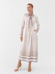 Red Valentino Sukienka codzienna 2R3VAGR0 Kolorowy Regular Fit. Czerwone sukienki damskie Red Valentino, bez wzorów, z jedwabiu, bez ramiączek. Za 2,429.00 zł.