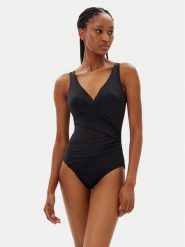 Hunkemöller Strój kąpielowy Shaping Shell 204886 Czarny. Czarne stroje jednoczęściowe Hunkemöller, bez wzorów, z syntetyku. Za 179.99 zł.
