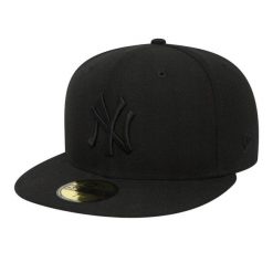 Czapka Z Daszkiem 59Fifty New York Yankees. Czarne czapki z daszkiem damskie New Era, bez wzorów. Za 244.99 zł.