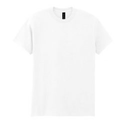 Koszulka DryBlend Unisex Dla Dorosłych. Białe bluzki damskie GILDAN, xl, bez wzorów, sportowe, bez kołnierzyka, bez ramiączek. Za 51.99 zł.