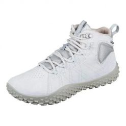 Buty trekkingowe damskie Merrell Wrapt. Białe obuwie trekkingowe damskie Merrell, z materiału, bez zapięcia. Za 779.99 zł.