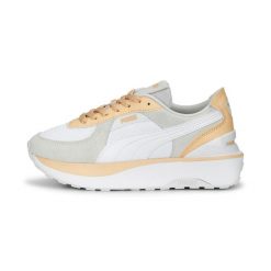 Buty do chodzenia damskie Puma Cruise Rider NU. Białe obuwie sportowe damskie Puma, z materiału, bez zapięcia, trekkingowe. Za 622.00 zł.