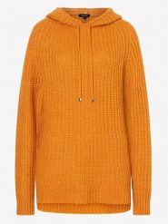 More & More Sweter w kolorze pomarańczowym rozmiar: 36. Pomarańczowe swetry klasyczne damskie More & More, z wełny, bez kołnierzyka. Za 149.45 zł.