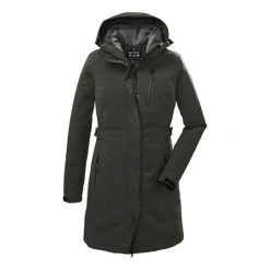 Parka dla kobiet Killtec Kow 165. Szare parki damskie Killtec, m, z materiału, z kapturem. Za 660.00 zł.