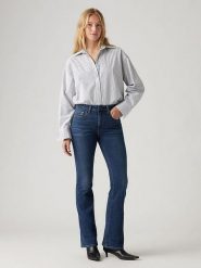 Levi's Dżinsy "725" - Bootcut fit - w kolorze niebieskim rozmiar: W29/L32. Niebieskie jeansy damskie Levi's. Za 229.95 zł.
