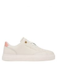 Tommy Hilfiger Sneakersy Th Chic Sneaker FW0FW09105 Kremowy. Białe obuwie sportowe damskie Tommy Hilfiger, ze skóry, bez zapięcia. Za 409.99 zł.