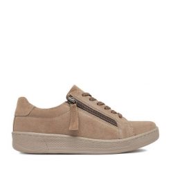 Półbuty Go Soft. Szare półbuty damskie GO SOFT, bez wzorów, bez obcasa, na płaskiej podeszwie, bez zapięcia. Za 219.99 zł.