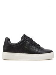 DKNY Sneakersy K1427962 Czarny. Czarne obuwie sportowe damskie DKNY, ze skóry, bez zapięcia. Za 359.99 zł.
