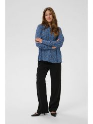 Cream Bluzka w kolorze granatowym rozmiar: 40. Niebieskie bluzki damskie Cream, bez wzorów, z wiskozy, bez kołnierzyka, bez ramiączek. Za 104.99 zł.