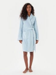 LAUREN RALPH LAUREN Szlafrok ILN42455 Błękitny. Niebieskie szlafroki damskie Lauren Ralph Lauren, bez wzorów, z syntetyku, bez kaptura. Za 419.99 zł.