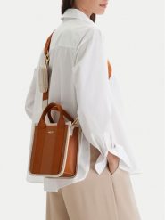 MEXX Torebka EO-MEXX-L-016-09 Brązowy. Brązowe torebki klasyczne damskie Mexx, z materiału, bez dodatków. Za 249.99 zł.