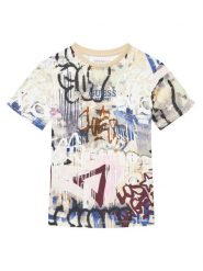 Guess T-Shirt L5YI19 K8HM4 Kolorowy Regular Fit. T-shirty i koszulki chłopięce Guess, z aplikacjami, z bawełny, bez kołnierzyka, bez ramiączek. Za 89.99 zł.