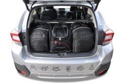 Torby Do Bagażnika Subaru Xv 2017-2023 4Szt Kjust. Czarne torby podróżne KJUST, bez wzorów, z kauczuku. Za 1,228.00 zł.