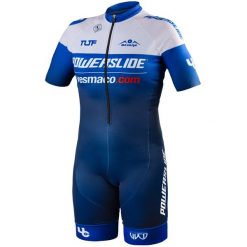 Kombinezon Powerslide Racing Team. Niebieskie kombinezony damskie POWERSLIDE, l, bez wzorów, sportowe, bez kołnierzyka, bez ramiączek. Za 502.00 zł.