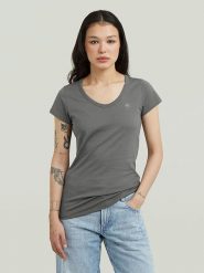 G-Star Koszulka w kolorze szarym rozmiar: XXS. Szare bluzki damskie G-Star, xxs, bez wzorów, z bawełny, retro, bez kołnierzyka, bez ramiączek. Za 88.64 zł.