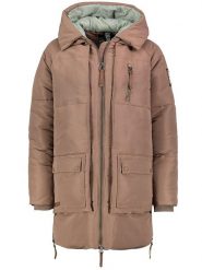 Sublevel Płaszcz zimowy w kolorze karmelowym rozmiar: S. Brązowe płaszcze damskie Sublevel, na zimę, s, bez wzorów, z puchu, bez kaptura. Za 122.38 zł.