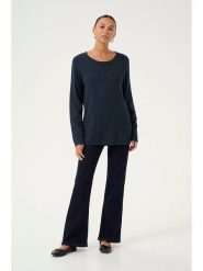 CULTURE Sweter w kolorze granatowym rozmiar: M. Niebieskie swetry klasyczne damskie Culture, m, bez kołnierzyka. Za 134.85 zł.