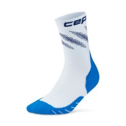 Damskie skarpety kompresyjne sportowe do połowy łydki CEP Core Run ice. Niebieskie skarpetki damskie CEP, bez wzorów. Za 84.00 zł.