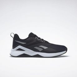 Buty damskie treningowe Reebok NANOFLEX. Białe obuwie sportowe damskie Reebok, bez zapięcia, na fitness i siłownię. W wyprzedaży za 179.00 zł.