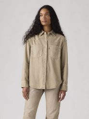 Levi's Koszula "Teodora" w kolorze beżowym rozmiar: XS. Brązowe koszule damskie Levi's, s, bez wzorów, z bawełny, bez kołnierzyka, bez ramiączek. Za 154.95 zł.