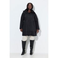 Damskie Płaszcz z sympateksu wodoodporny stójka kieszenie zapinane na zamek. Czarne płaszcze damskie Ulla Popken, plus size, bez wzorów, z materiału, bez kaptura. Za 1,399.99 zł.
