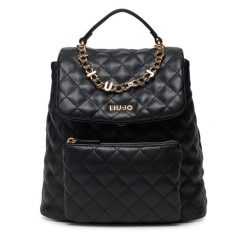 Plecak Liu Jo. Czarne plecaki Liu Jo, bez wzorów. Za 399.99 zł.