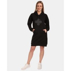Damska bluza/sukienka sportowa Kilpi HEYDEN-W. Czarne bluzy damskie Kilpi, xs, bez wzorów, bez kaptura. Za 207.23 zł.