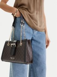 Nine West Torebka CEO-Karna-KY217 Czarny. Czarne torebki klasyczne damskie Nine West, z materiału, bez dodatków. Za 229.99 zł.