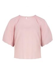 Sublevel Bluzka w kolorze jasnoróżowym rozmiar: S. Różowe bluzki damskie Sublevel, s, bez wzorów, bez kołnierzyka, bez ramiączek. Za 82.99 zł.